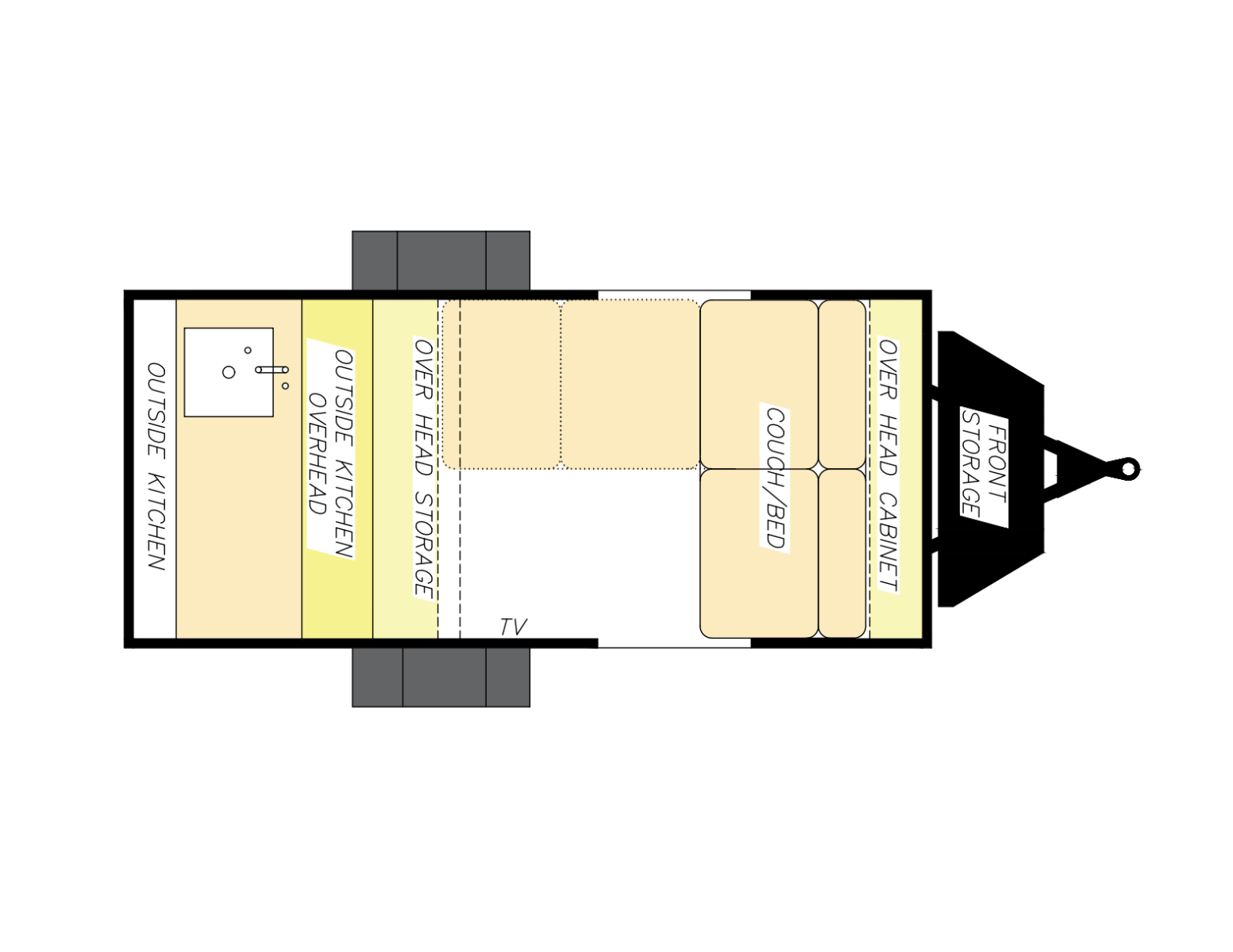 2027 Modern Buggy RV Mod Bug 12LRK floorplan