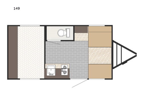 2026 Sunset Park RV Sunray 149 floorplan